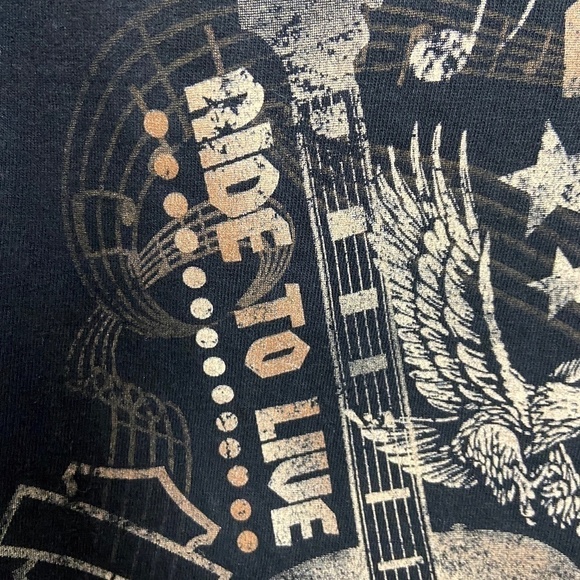 HARLEY DAVIDSON | Bikers To The Bone Skeleton Tee - Picture 5 of 11